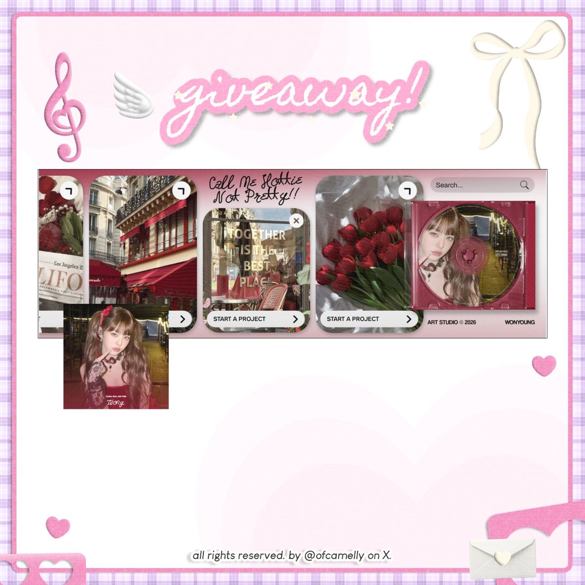 ofCamelly's tweet photo. 🎀💭 ౿ ⊹ giveaway layout ! 🩷

s͟y͟a͟r͟a͟t͟ &amp;͟ k͟e͟t͟e͟n͟t͟u͟a͟n͟ 
1. rt postingan ini 
2. rt postingan yang di qrt
3. komen apa aja bebas

akan ada 2 pemenang dan masing masih akan mendapatkan 1 layout wony yang tertera

semoga beruntung ;3 #bealanja https://t.co/x1pWS0OlWA