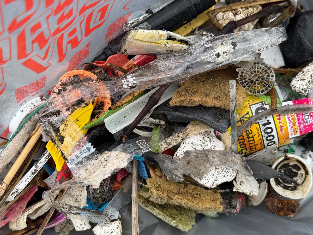 CleanupFrontier's tweet photo. 茅ヶ崎西浜ビーチクリーンナップ
8月は夏休みだったので
久しぶりのビーチクリーンナップです
天候も雨が降降らずになんとか開催でしました
今回は地元の方4人での活動となりました
ビーチには雨や台風で打ち上げられたゴミがありました
たくさんのゴミを回収してビーチも綺麗になりました https://t.co/6Ylu0gNVBz