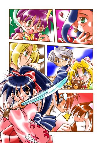 shimanda_k's tweet photo. 『サクラ大戦』30周年おめでとうございます！
25周年のときと同じように、過去に描いたものを構図をそのままに描きなおしてみましたw

←2000年　　2026年→

#サクラ大戦 
#サクラ大戦30周年 https://t.co/okNaiTu4um