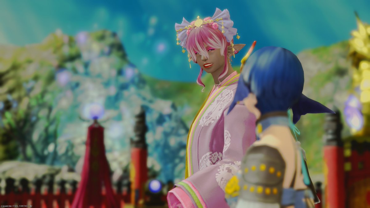 Thaipel_ff14's tweet photo. 追跡を振り切り、かぐや姫はようやく外へと出ることができました
助けに来てくれた親友に、ようやく心からの笑顔を見せます https://t.co/guMrd2orSk