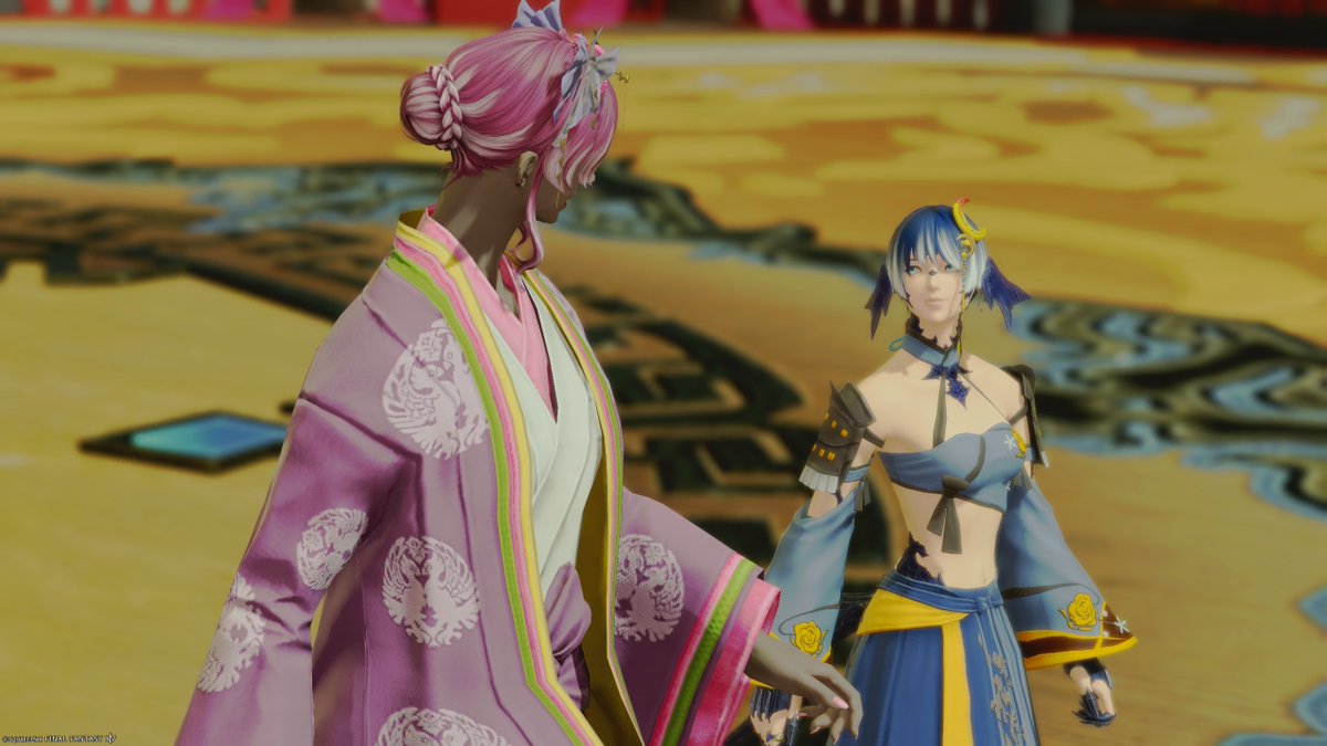 Thaipel_ff14's tweet photo. 追跡を振り切り、かぐや姫はようやく外へと出ることができました
助けに来てくれた親友に、ようやく心からの笑顔を見せます https://t.co/guMrd2orSk