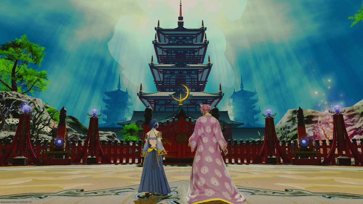 Thaipel_ff14's tweet photo. 追跡を振り切り、かぐや姫はようやく外へと出ることができました
助けに来てくれた親友に、ようやく心からの笑顔を見せます https://t.co/guMrd2orSk