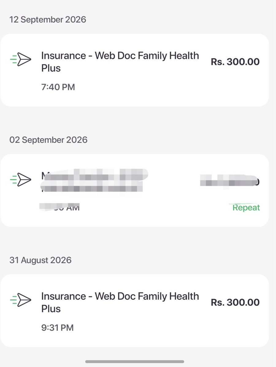 manni1033's tweet photo. @easypaisa I’ve requested multiple times to cancel the WebDoc Family Health subs, but deductions are still being made nonstop. The subs call appeared to be spam, and I unsubscribed. There’s no active plan visible in my account. For God Sake Stop the deductions https://t.co/DtQ5sBeBEM