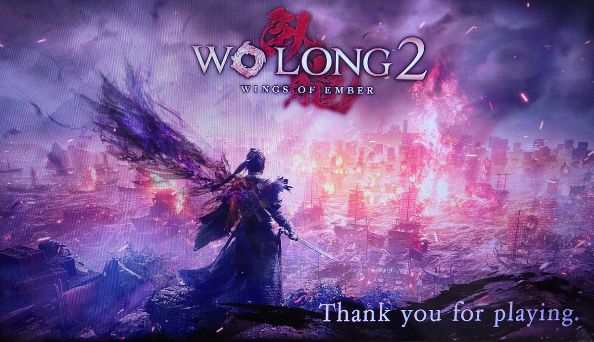 RBG_fm_bb_tm's tweet photo. 「WO LONG 2　WINGS OF EMBER」
α体験版クリアしました！！
（呂布だけはまだ倒せていないんですが…）

前作未プレイなので操作方法に慣れるまで苦戦しましたが、慣れたら爽快でした！

#WoLong2
#ウォーロン2
#WoLong2体験版 https://t.co/zN3xwNm0aT