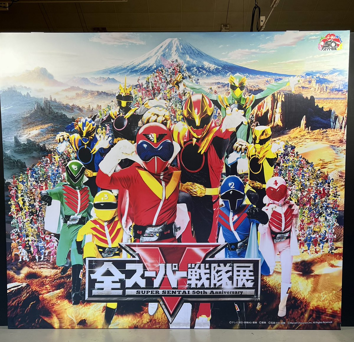 mh_eo1229's tweet photo. 行ってきた❤️💙💛💚🩷
#全スーパー戦隊展 https://t.co/CvuKW187As