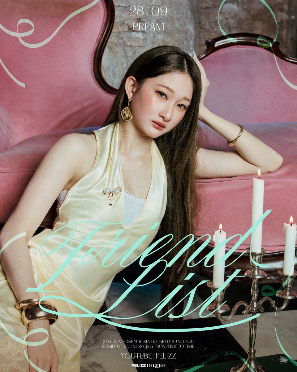 FELIZZOfficial_'s tweet photo. 𝓟𝓻𝓮𝓪𝓶 | 𝓝𝓸𝓽 𝔂𝓸𝓾𝓻 𝓕𝓪𝓿𝓸𝓻𝓲𝓽𝓮🐱🪶
FELIZZ - Friend List

📜 OFFICIAL MV | 28.09.2026
🎼 YouTube : FELIZZ

#FriendListFELIZZ
#FELIZZ
#RISERMUSIC https://t.co/GF9ugNmp2n