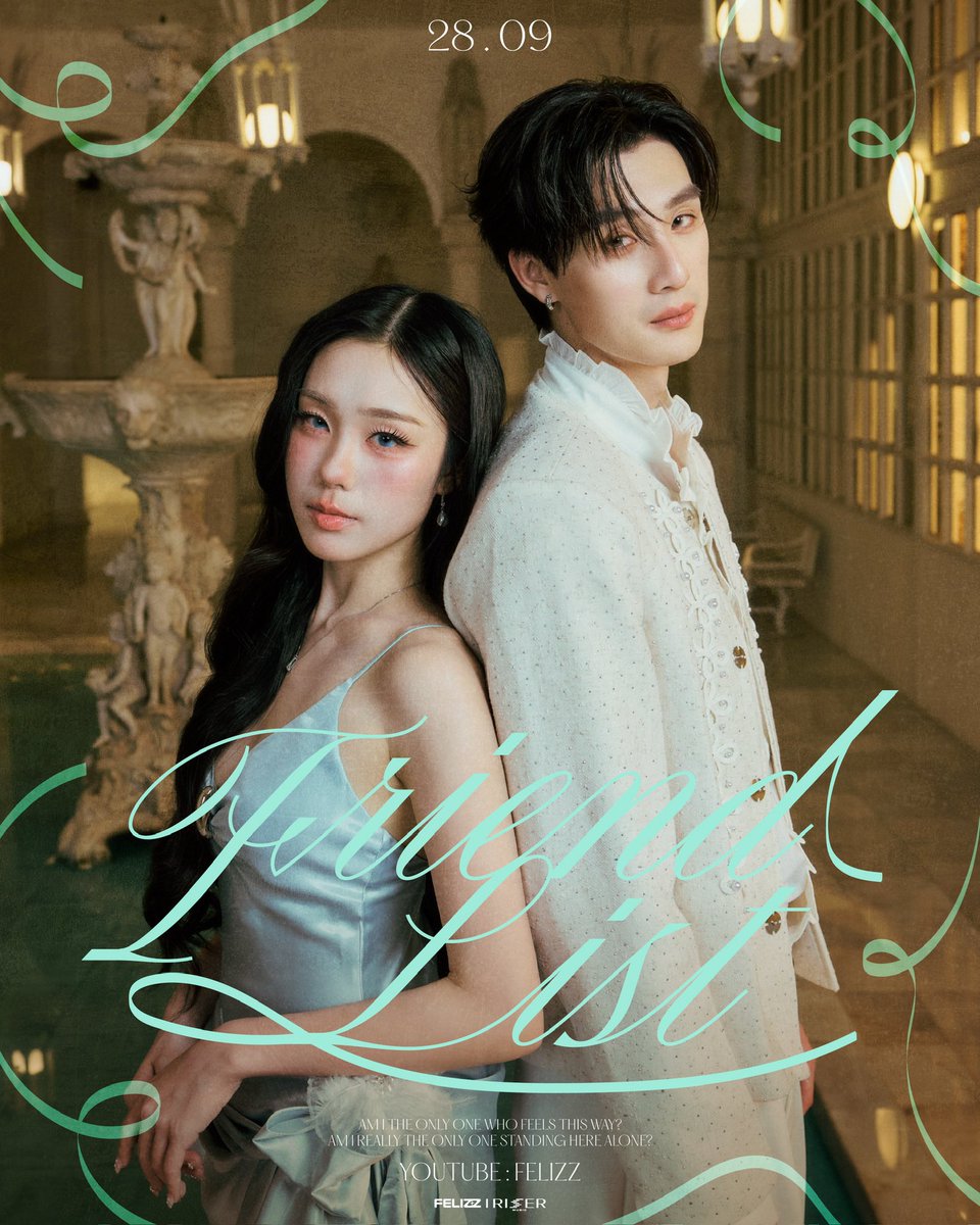 FELIZZOfficial_'s tweet photo. 𝓒𝓱𝓮𝓵𝓼𝓮𝓪 | 𝓝𝓸𝓽 𝔂𝓸𝓾𝓻 𝓕𝓪𝓿𝓸𝓻𝓲𝓽𝓮🐱🪶
FELIZZ - Friend List

📜 OFFICIAL MV | 28.09.2026
🎼 YouTube : FELIZZ

#FriendListFELIZZ
#FELIZZ
#RISERMUSIC https://t.co/nYyTm4Csfc