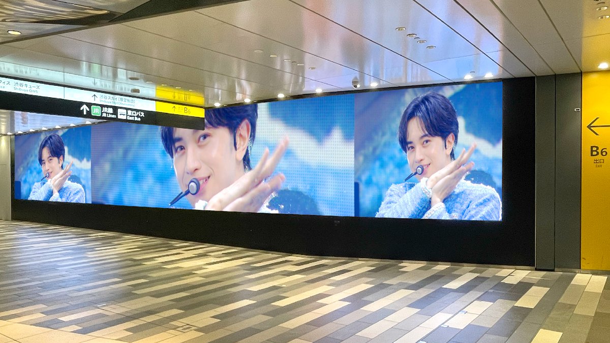 hulu_japan's tweet photo. .⁺∘👑⋄˚"IDOL1ST KENTY"
　　　 ASIA TOUR 2026 ⏜ᣟ݂  🪽

#中島健人 さんが大画面に登場🌹
Huluでのライブ配信＆ドキュメンタリー独占配信を記念して、渋谷スクランブルスクエアUCチカビジョンにて広告の掲出がスタートしました！
お近くにお越しの際は、ぜひご覧ください❣️

📍渋谷スクランブルスクエア アーバン・コア地下2階
※掲出期間：9/28～10/4
※画像はイメージです
※駅及び、駅係員、周辺施設、店舗へのお問い合わせはご遠慮ください
※広告をご覧になる際は周囲の方へのご配慮をお願いいたします