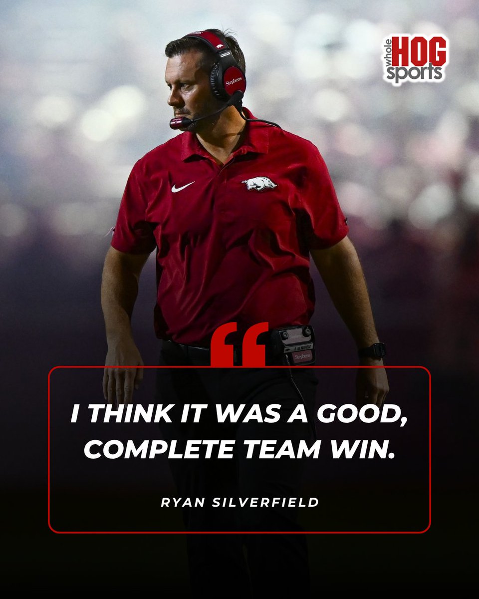ByMattJones's tweet photo. Arkansas improved to 2-2 and snapped the nation's third-longest FBS losing streak with a 34-6 win over Tulsa. 

https://t.co/MzvE6zPHrj https://t.co/GpDgOcUD0K