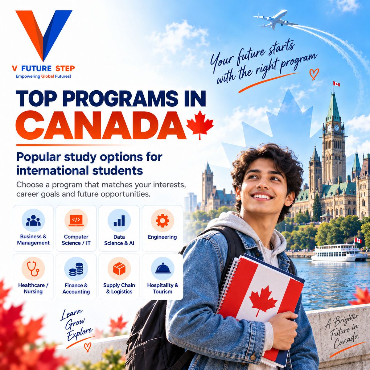 vfuturestep's tweet photo. Study in Canada!
For more Details, Click Here: https://t.co/IPOvjNP1E2: +91 78740 42893, Email: vfuturestep@gmail.com
#StudyInCanada #StudyInCanadaForIndianStudents #CanadaUniversities #UniversitiesInCanada #CanadaStudentVisa #CanadaStudentVisaFromIndia #CanadaScholarships https://t.co/fNsg9QZ7uC