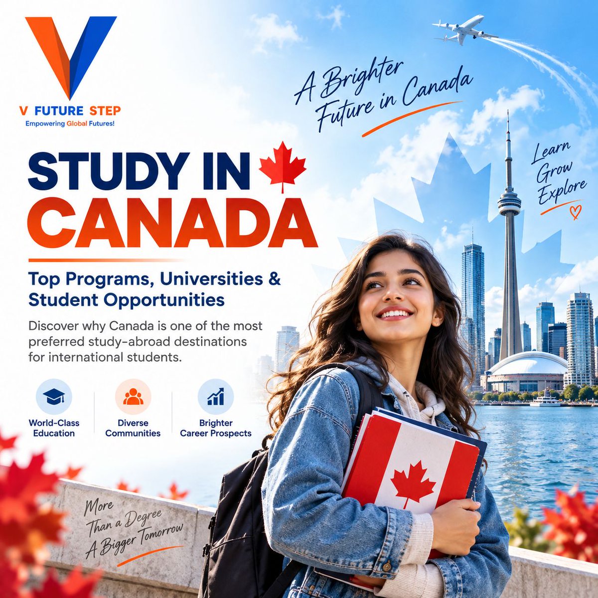 vfuturestep's tweet photo. Study in Canada!
For more Details, Click Here: https://t.co/IPOvjNP1E2: +91 78740 42893, Email: vfuturestep@gmail.com
#StudyInCanada #StudyInCanadaForIndianStudents #CanadaUniversities #UniversitiesInCanada #CanadaStudentVisa #CanadaStudentVisaFromIndia #CanadaScholarships https://t.co/fNsg9QZ7uC