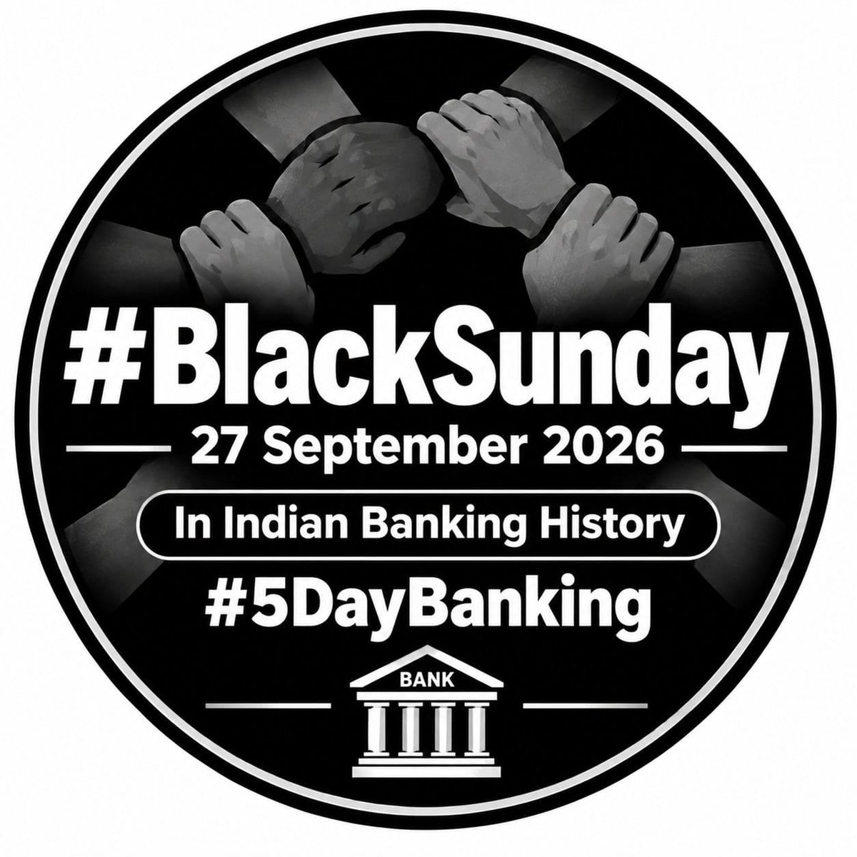 riteshk153's tweet photo. Black Sunday for bank Staff 
@aiboc_in @UFBUIndia @nilesh_pawar15 https://t.co/Dc1FIipBM2