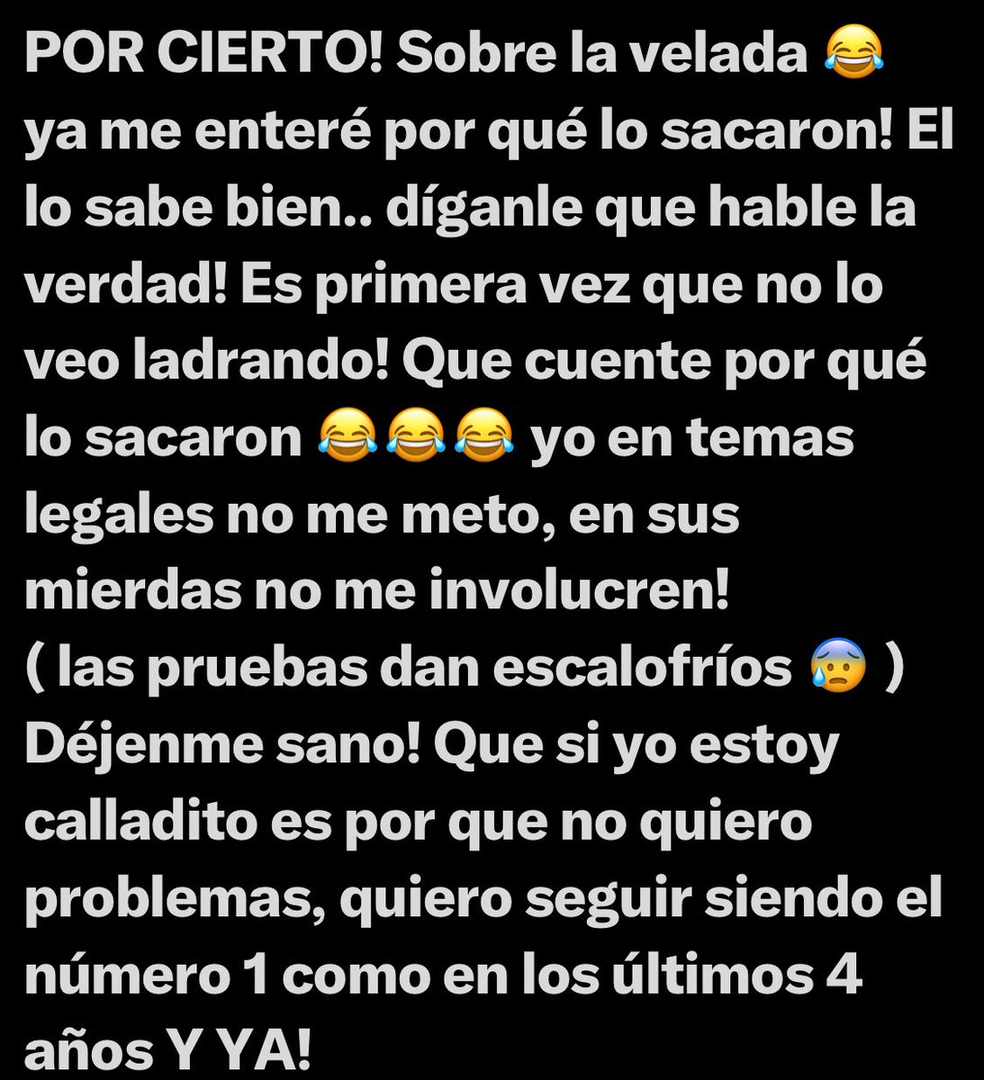 soyjosearcadio's tweet photo. Se acuerdan de Post de X de WestCOL sobre Stiven en la velada , por qué estaba tan seguro de las razones por las que lo bajaron?  Si el mismo fue quien le hizo el sabotaje , por eso le fue como un culo es su asado del año nadie le paró bolas. Que lastima que Carlos y toda esa partida de gonorreas  se presten para calumnias a una persona por envidia , puso a la misma firma de abogados que le esta manejando el caso de la Visa a hacer el draft de la denuncia pero son tan burros que ni las fechas pudieron poner bien. Dios es bueno y algún día van a pagar la mierda que le hacen a todo el mundo .