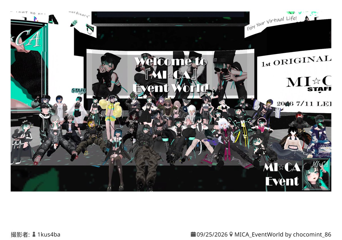 YuliYUELIAM's tweet photo. ハロ〜！🍀✩.*˚

#MICA_FC #MICA_3D #VRchat https://t.co/TaJ5b0pbK6