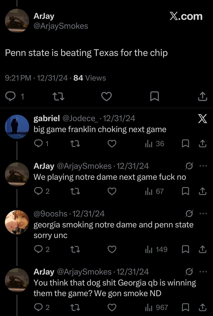 GGroyperGeneral's tweet photo. @ArjaySmokes @TruRift @PSU_Dylan You’ve BEEN retarded dumb ass nigga😭😭😭😭 https://t.co/YbllwznXmQ