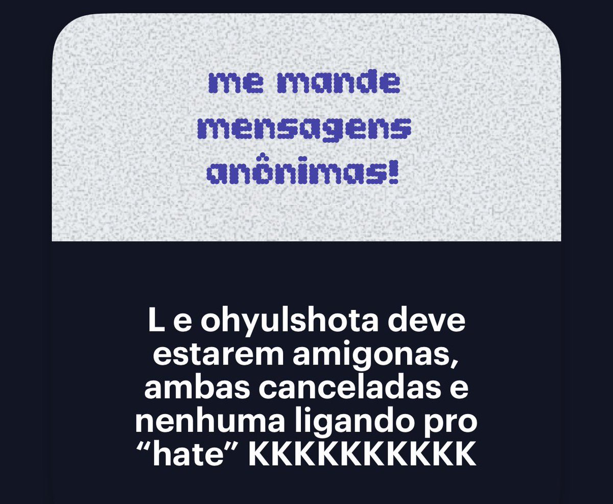 fofocashotties's tweet photo. aiiii chega de L chatice https://t.co/gbdohDHIjO