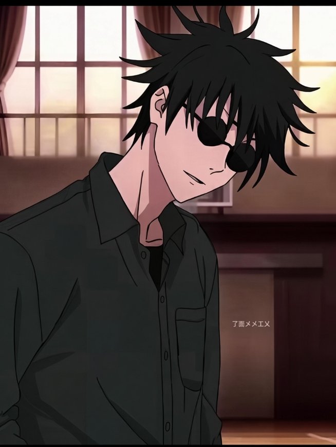 Animetxtss's tweet photo. Gojo in black hairstyles https://t.co/fGV4LGUL4P