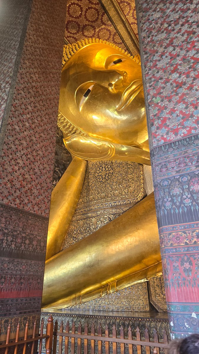 ZEP_AKI's tweet photo. タイの撮れ高その6
ワット・ポー！
自分も鼻が詰まるから
たまにこの寝方する https://t.co/XnT4hW1E8R