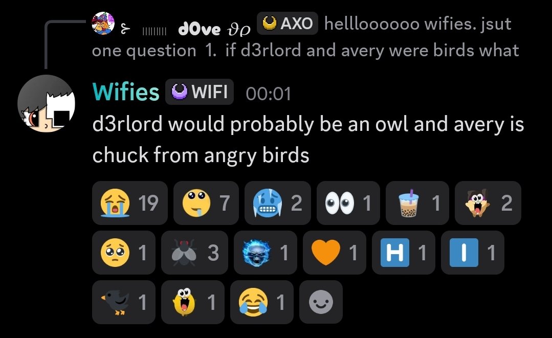 eerielilywn_'s tweet photo. AVIAN D3RLORD TRUTHERS WE GOT THE BIRD

Ironically the yellow bird for Avery... https://t.co/jRQDPBURsq