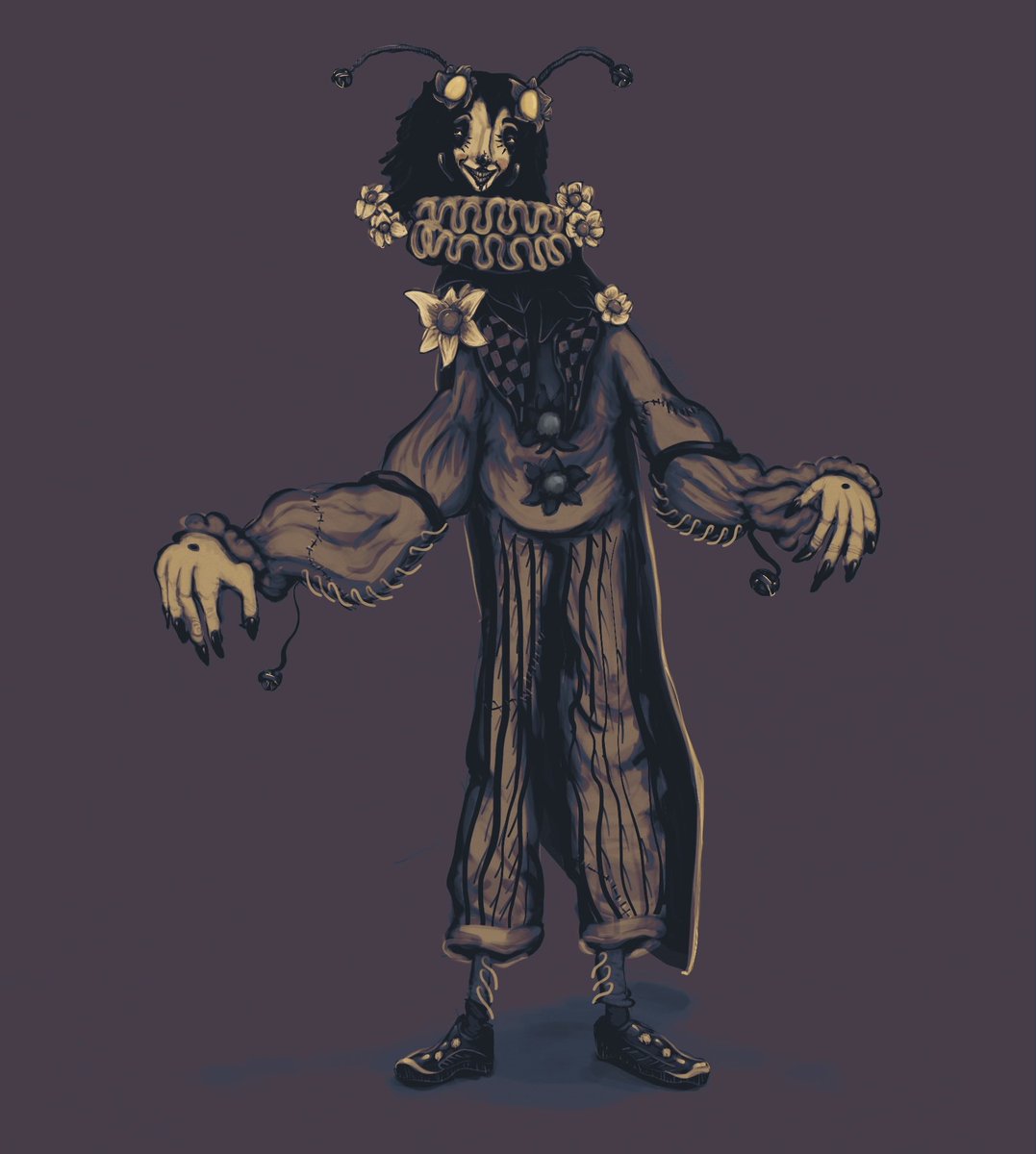 InTheThreshold's tweet photo. 🎪 Peculiar Performers in a Curious Cocoon 🎪
#Art #DigitalArt #CharacterArt #Circus #Procreate https://t.co/O1RU5eSFAe