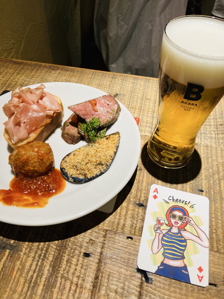 StandingOfTokyo's tweet photo. 恵比寿立ち飲み

Osteria Bar BACARA

満足過ぎて言葉が…
このスタンスの立ち飲みは最高過ぎます
料理、雰囲気、コスパ、オペレーション
全て素晴らしかった

恵比寿住みの方羨ましい
毎日来たい🍷

ゆる飲みさん良いお店をありがとう😌
感謝です！！

白ワインが止まらない😂

#恵比寿OsteriaBarBACARA
#恵比寿立ち飲み