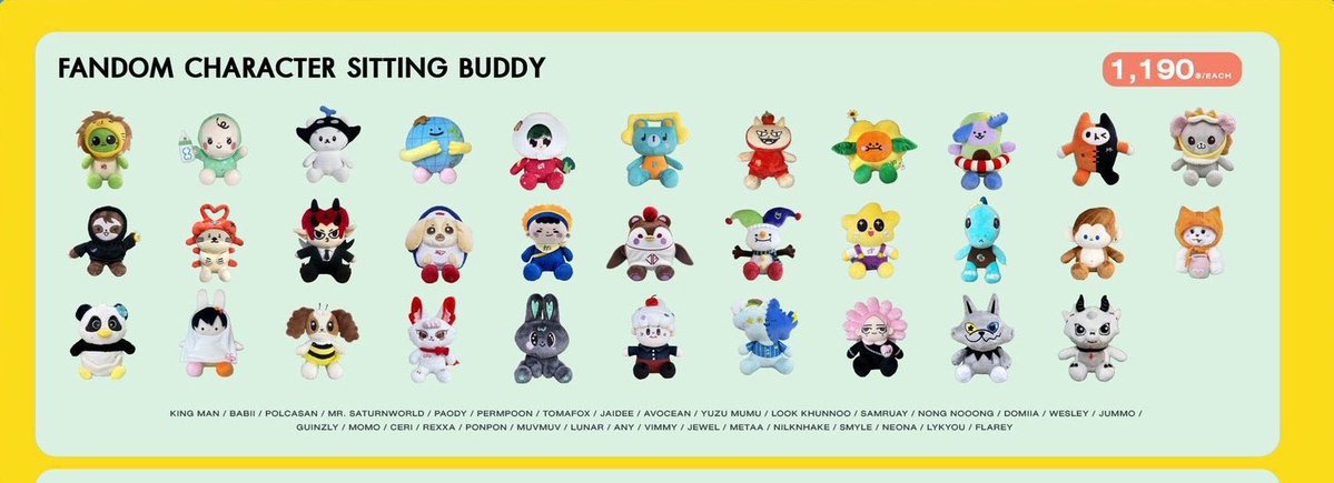 bymartemb's tweet photo. ݁ ˖Ი𐑼⋆ 📌แจกตุ๊กตา (เลือกหลานได้) 1 ตัว ‼️

⋆˙⟡ FANDOM CHARACTER SITTING BUDDY 💘

— กติกา :  รี+ฟอล ( Rt & Follow ) ꩜.ᐟ

💬 สุ่มแจกวันที่ 9 ต.ค. 🕢 : 19:00 น.
꒰ รับของวันที่ 10 ต.ค. ♡ ꒱ ˎˊ˗ ***หากจัดส่ง ออกค่าส่งเองน้า*** ˚.🎀༘⋆

ִ ࣪𖤐 ผู้โชคดี ส่งตุ๊กตา3อันดับแรกที่ต้องการทาง dm.น้า ♥︎

─────── ୨ৎ ─────── 

#GMMTVFANIVAL2026HappyFamily
#ตลาดนัดGMMTV