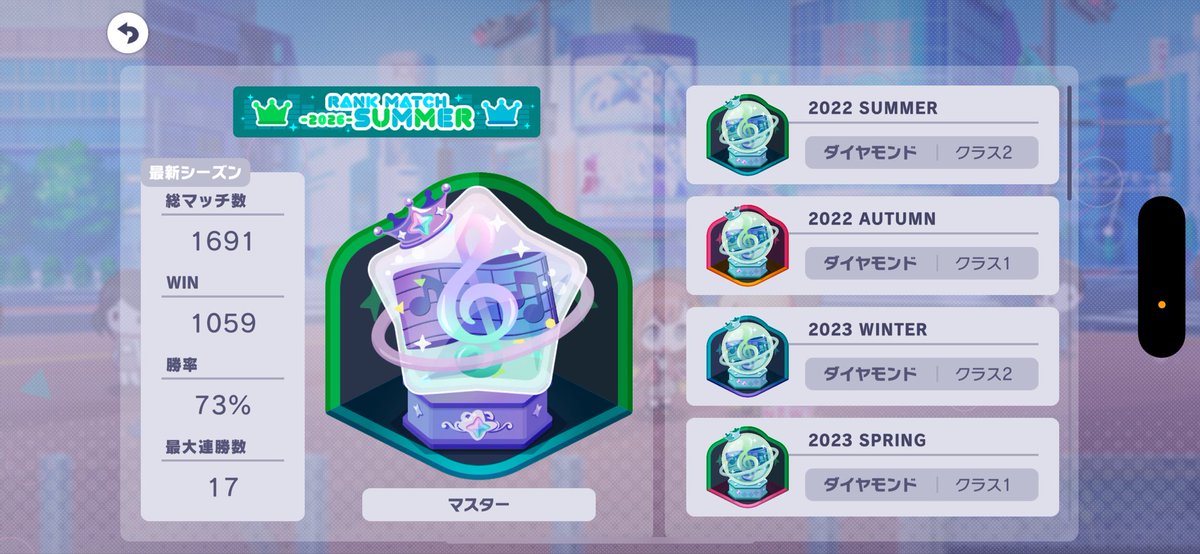Oka7285_'s tweet photo. ついに.........

夏季ランクマッチ
1000粒達成！！！！！

東京サマーセッションで到達できたの嬉しい！！！ https://t.co/ayKspX8zMl