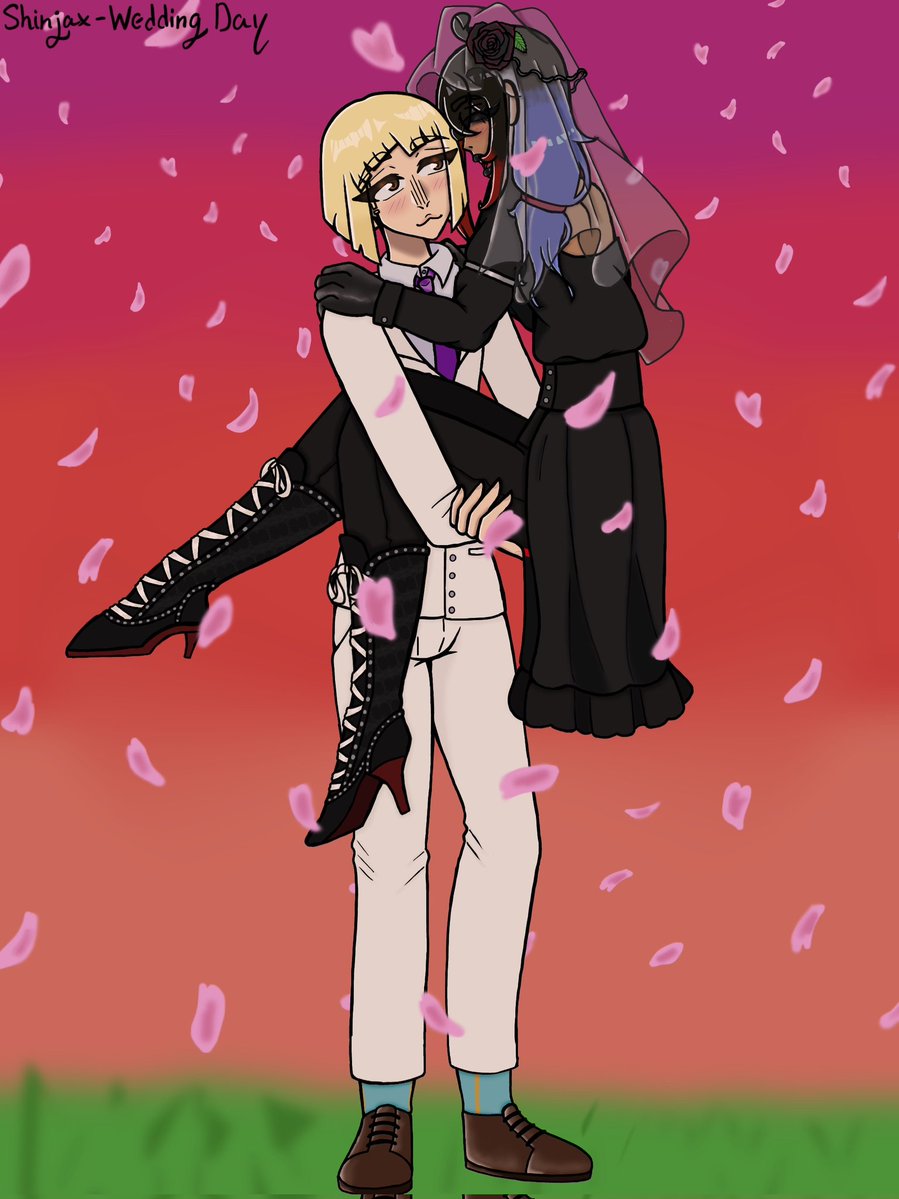 shy_serpent's tweet photo. memories with shinji.

so instead of sharing some new art.. i think this year im okay with showing art my friends have done for me (ill put their users in alt text) and old art ive done myself.

happy 2nd year anniversary my beloved shinji hirako, lets do it again next year <33 https://t.co/e9X0Z1sXw9