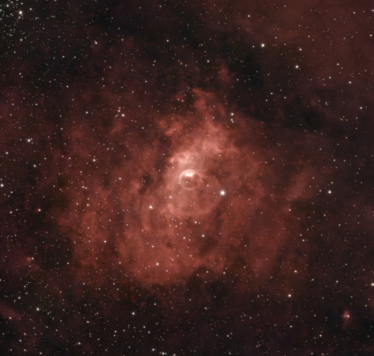 MetinAltundemir's tweet photo. Bubble Nebula
(NGC 7635)
Date: 2026, August 17-20th, September 9th
Dwarf 3, Dual Band. Güneyli, Gelibolu, Turkiye.
Bortle: 4
Gain 60, 60 Secs
498 Lights, 382 Darks
Total exposure: 8 hours 18 minutes
Distance: 7100 to 11000 light years
#bubblenebula #deepsky #astrophotography https://t.co/xTdTki5d1p