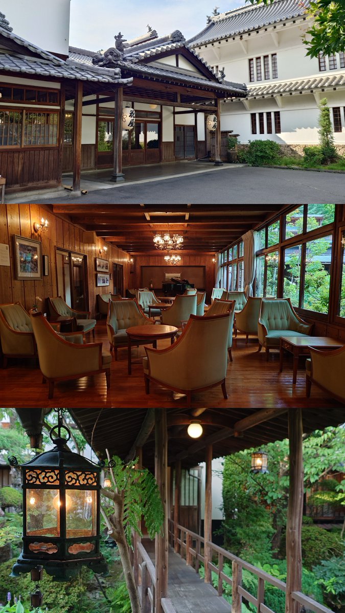 matatabilabo's tweet photo. 日本にある素晴らしい老舗旅館の魅力を見てほしい。

「 春夏秋冬 」100年以上経っても変わらない日本の伝統美。

春　あまみ温泉　南天苑　（設計辰野金吾）
夏　別所温泉　旅館花屋
秋　青根温泉 湯元 不忘閣
冬　大沢温泉　湯治屋
#世界観光の日　#WorldTourismDay https://t.co/gLIjRUYsdf