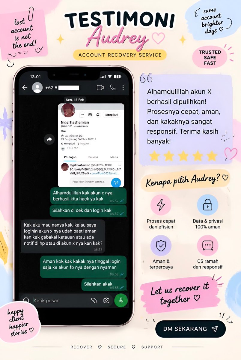 sceneryol's tweet photo. OPEN JASA PEMULIHAN &amp; HAPUS AKUN SOSMED

Melayani

🍒 Pulihkan &amp; Pulihin/Balikin Akun
🍒 Hapus/Nonaktifkan Akun
🍒 Hack Akun
🍒 Sadap Wa/All Sosmed
🍒 Reset Hp
🍒 Lacak Lokasi

(Instagram,Tiktok,Gmail/Email,Facebook,Telegram,Twitter/X,Dll)

Konsultasi? WhatsApp di bio!
#zonauang https://t.co/o5nWc6xeyK