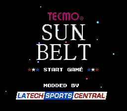 latechsportsctl's tweet photo. Feeling lost in the bye weekend? Wondering about all these new Sun Belt teams? What better way to research them than play out the 2026 conference slate in a modded Tecmo Super Bowl, courtesy of your friends here at LA Tech Sports Central!
https://t.co/txxyJJ8MU1 https://t.co/FgXGGGtHG9