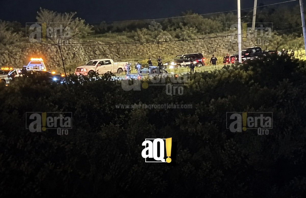 AlertaQro's tweet photo. 🚨🚔Intensa movilización policial y persecución sobre el Libramiento #Norponiente deja un detenido y una camioneta asegurada. 

El operativo se extendió por las inmediaciones de Viñedos, Sonterra, Tres Cantos y Puerta Verona

Acá te contamos ➡️ https://t.co/2Xv9NdBo3v https://t.co/cShLVJI03r