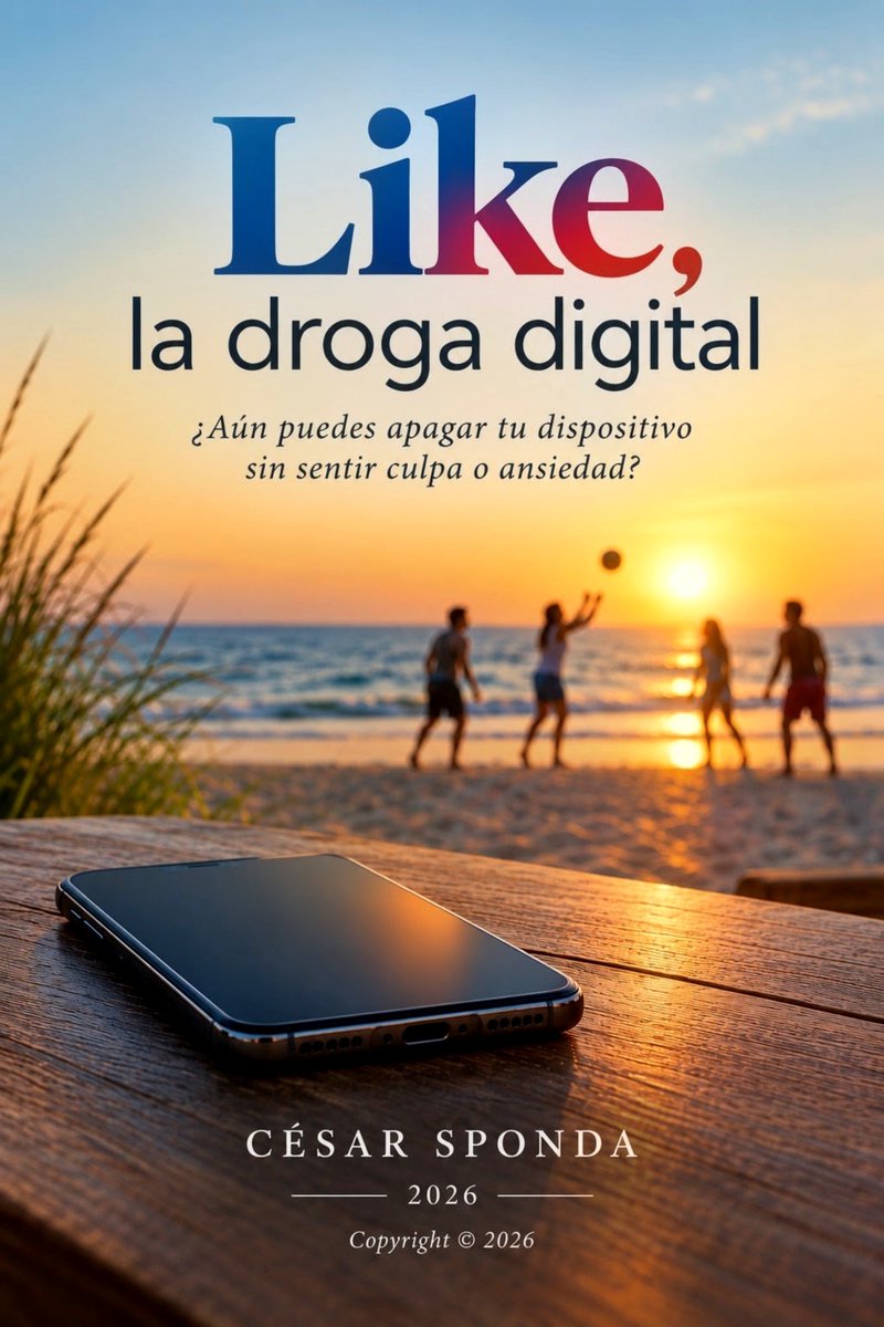CesarSponda's tweet photo. «Like, la droga digital», 2026
César Sponda
#libros

Nada más falso que decir: «yo controlo», o «es solo un pasatiempo». Estás enganchado. Dependiente de esa silenciosa y adictiva droga digital de nuestro tiempo.

¿Aún puedes apagar tu dispositivo sin sentir culpa o ansiedad? https://t.co/T5faEfw5Re