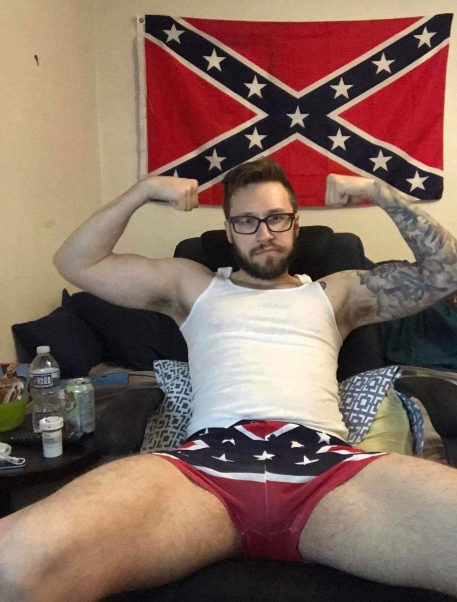 faglibtard's tweet photo. Men with rebel flags are so hot https://t.co/ZTRMa6gcXQ