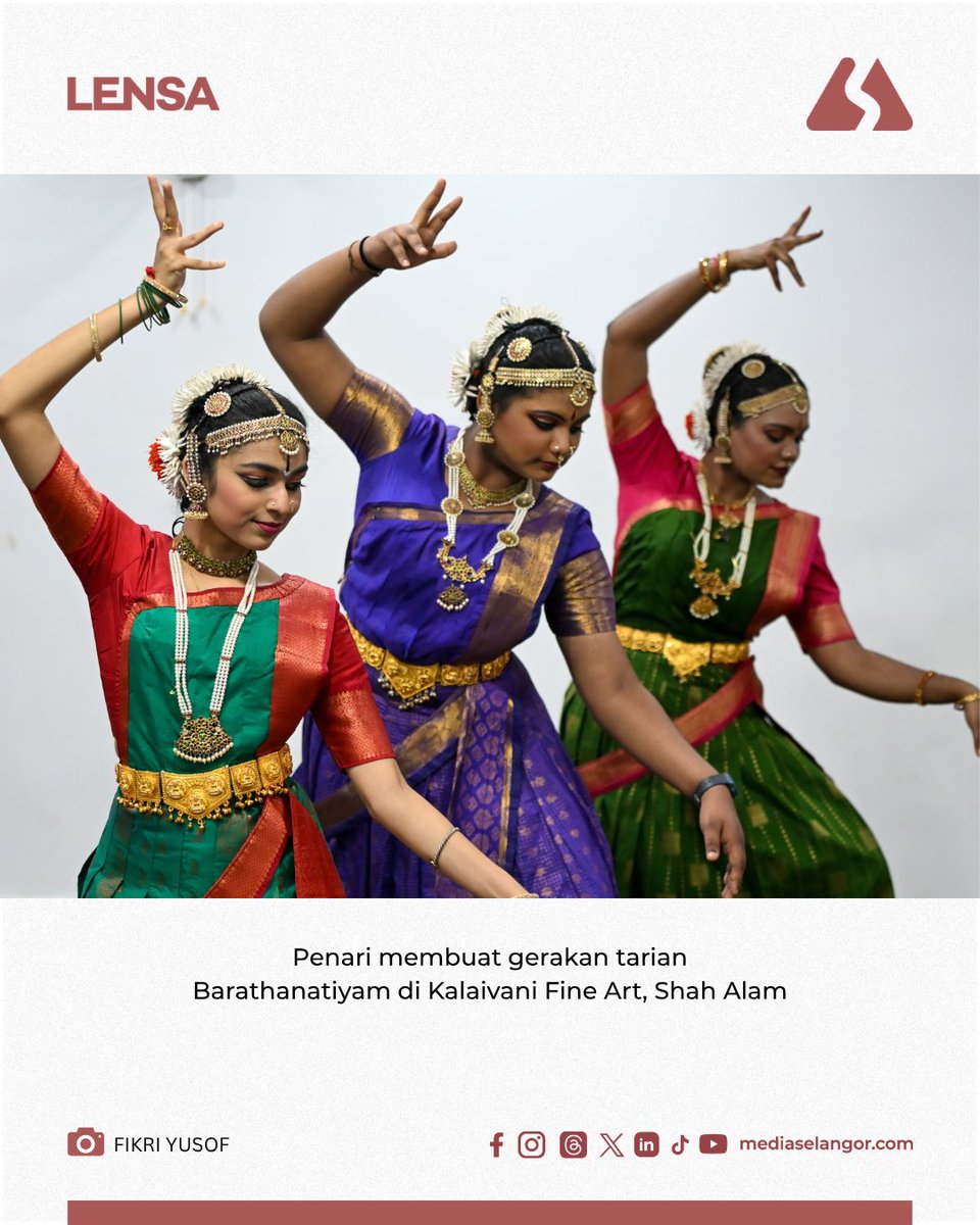 Media_Selangor's tweet photo. Ikuti Media Selangor untuk lebih Lensa menarik!
#MediaSelangor #Bharatanatyam #tariantradisional #senitari https://t.co/764iP5Lgvm