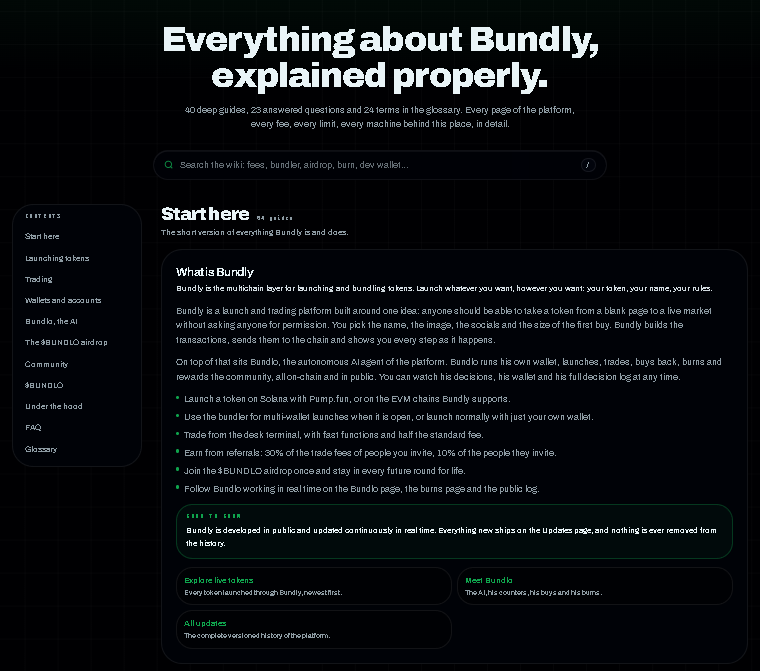 UseBundly's tweet photo. So many of you are asking us tons of questions about BUNDLO, its features, and the whole Bundly ecosystem.

There’s honestly way too much to explain all at once.

We’re slowly revealing everything, day after day.

If you like spoilers, you can find plenty of them in our official Wiki:

https://t.co/Vov5tt7vlO

And here’s a little spoiler for you:

We have A LOT of things ready to be released that most people have absolutely no idea about yet. 👀

We’ve barely started. 🔥