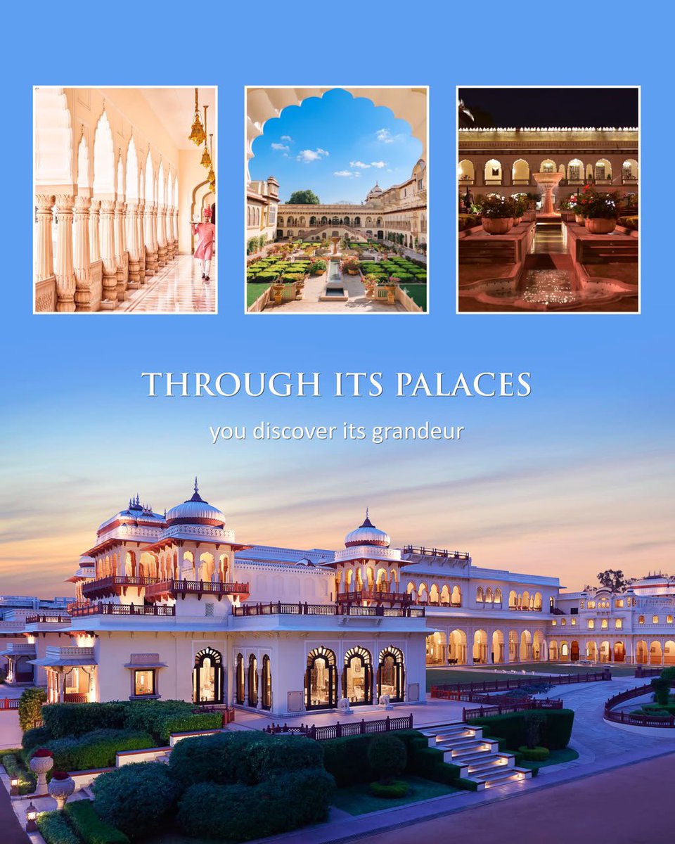Rambaghpalace's tweet photo. Where Jaipur’s timeless stories become part of the journey.

At Rambagh Palace, every arch, tradition, flavour and detail offers a glimpse into the spirit of Jaipur. From its royal heritage to the living traditions that continue to shape the city, https://t.co/1FevLRLESn