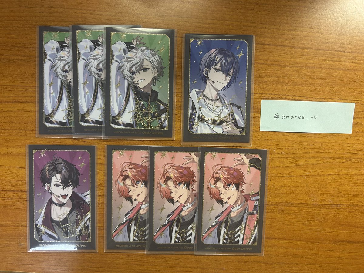 amanee_oO's tweet photo. 【交換】にじさんじ MECHATU-A 1st LIVE Over Drive!
ランダムカード カード チェキ Dytica Oriens

譲 : 画像1.2枚目
求 : 画像3枚目

郵送のみ
お気軽にお声かけください🙏 https://t.co/JEW72qYvJZ