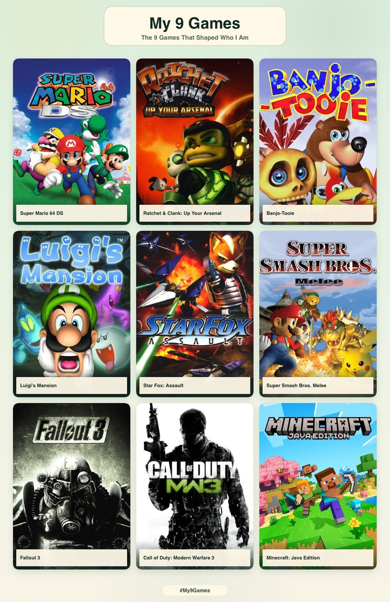 _bigmah_'s tweet photo. my 9 games https://t.co/GcOn5EjKVt