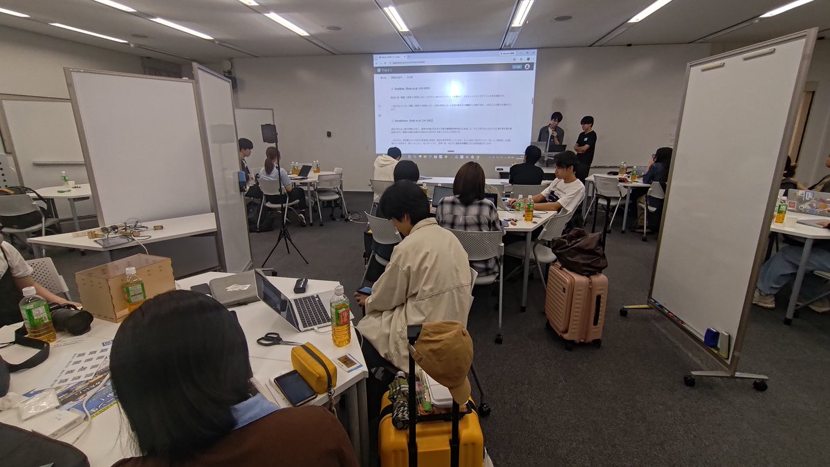 _58hack's tweet photo. 【#58hack】Hackathon for students DemoDay in #関西大学
58ハッカソン

No.4: 力士
“激おもしろ字幕メーカー”
声と身振りの感情まで見える、激おもしろリアルタイム字幕

https://t.co/xgIv5KskJh https://t.co/L5whYKjPev