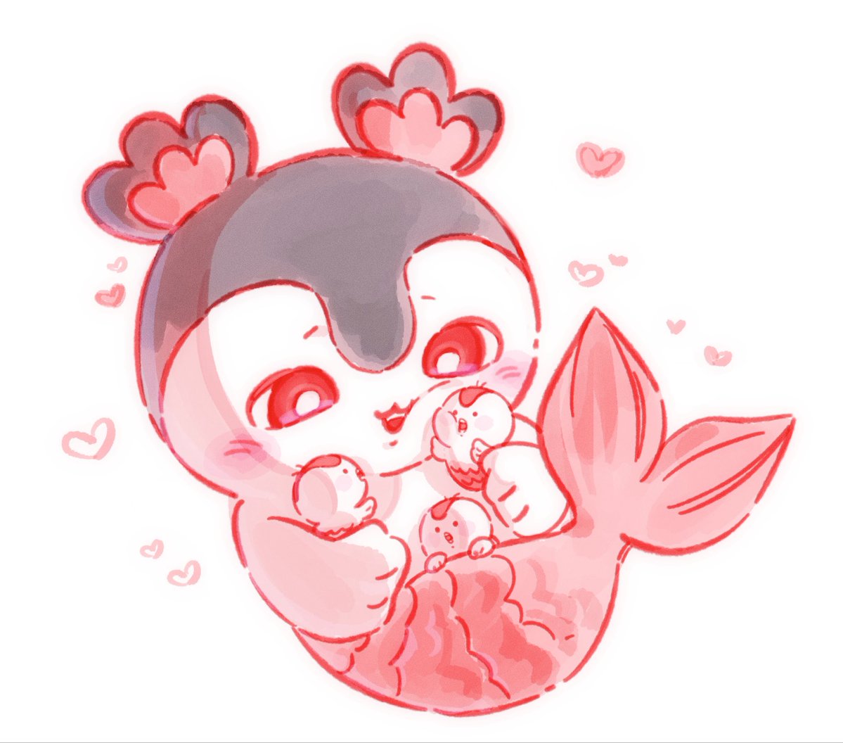 Da_aa_dad_'s tweet photo. ｾｲﾚｰﾝと人魚たち 初描き🫶🏻 https://t.co/5nxS7dLBPq