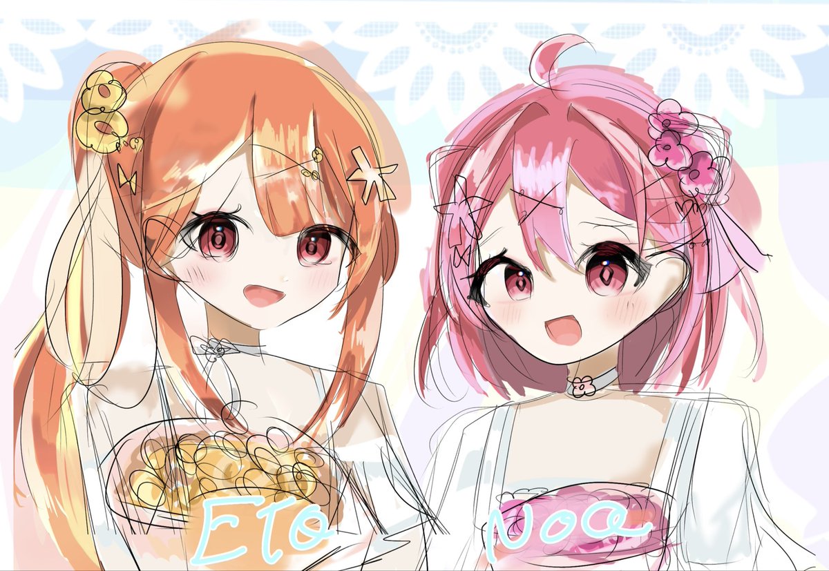 shitoha1134's tweet photo. 合言葉V 歌ってみたありがとうございます！✨️🎤
ビジュアルもすごくかわいくてよかったです！
 #ぴちあーと #のあさん  #えとさん  #からぴち 
 @mumu_mumu09  さん
@eto_cp  さん
@MUTUKI_CoC  さん https://t.co/e4iHqpO0V5