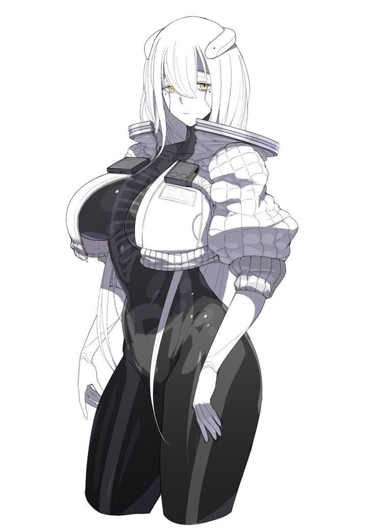 chosen_this_guy's tweet photo. @BySamzan Am wondering if you can make a Blender Model by the Artist: @ub1mo and Her Name is: Eurica https://t.co/dFhx6k7J7C