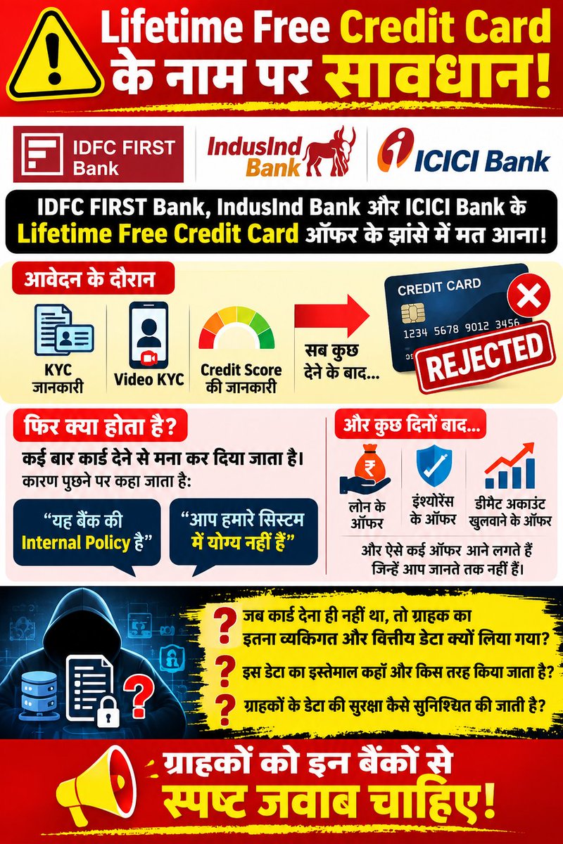 mr_inderkumar's tweet photo. @IDFCFIRSTBank @ICICIBank @MyIndusIndBank @KotakBankLtd @RBI @RBIsays @PMOIndia @FinMinIndia @jagograhakjago कोटक बैंक ने मेरी kyc कम्प्लीट होते ही 15 मिनट में cc जारी कर दिया जबकि ओर तीन अन्य बैंको ने मेरा पूरा डेटा कलेक्ट करने के बाद कार्ड देने से मना  किया और कारण भी नही बताया https://t.co/fx1Bk2T5hQ