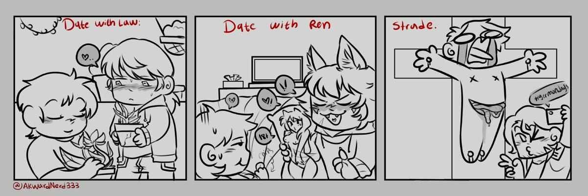 AkwardNerd333's tweet photo. Daily BTD #2 "Date" 
#ykmet #renhana #Stradebtd https://t.co/WCqtO0TuJH