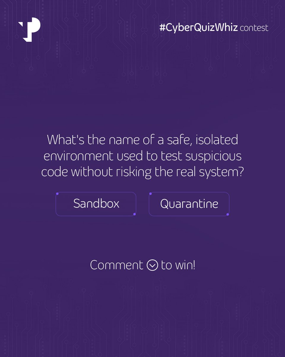 WeAreTPinIndia's tweet photo. New cyber fact just dropped. Your entry windows open.

Answer it right, tag it right, and you're in the running for ₹1,000 in vouchers — this round and every round this month.

1️⃣ Follow @wearetpinindia
2️⃣ Like, share & comment before the next post drops
3️⃣ Tag #CyberQuizWhiz #TPIndia
4️⃣ Tag @wearetpinindia + 3 friends
5️⃣ Repeat with new tags for more entries

Don't sit on this one. Answer below. 👇
#TPIndia #CyberQuizWhiz #ContestAlert