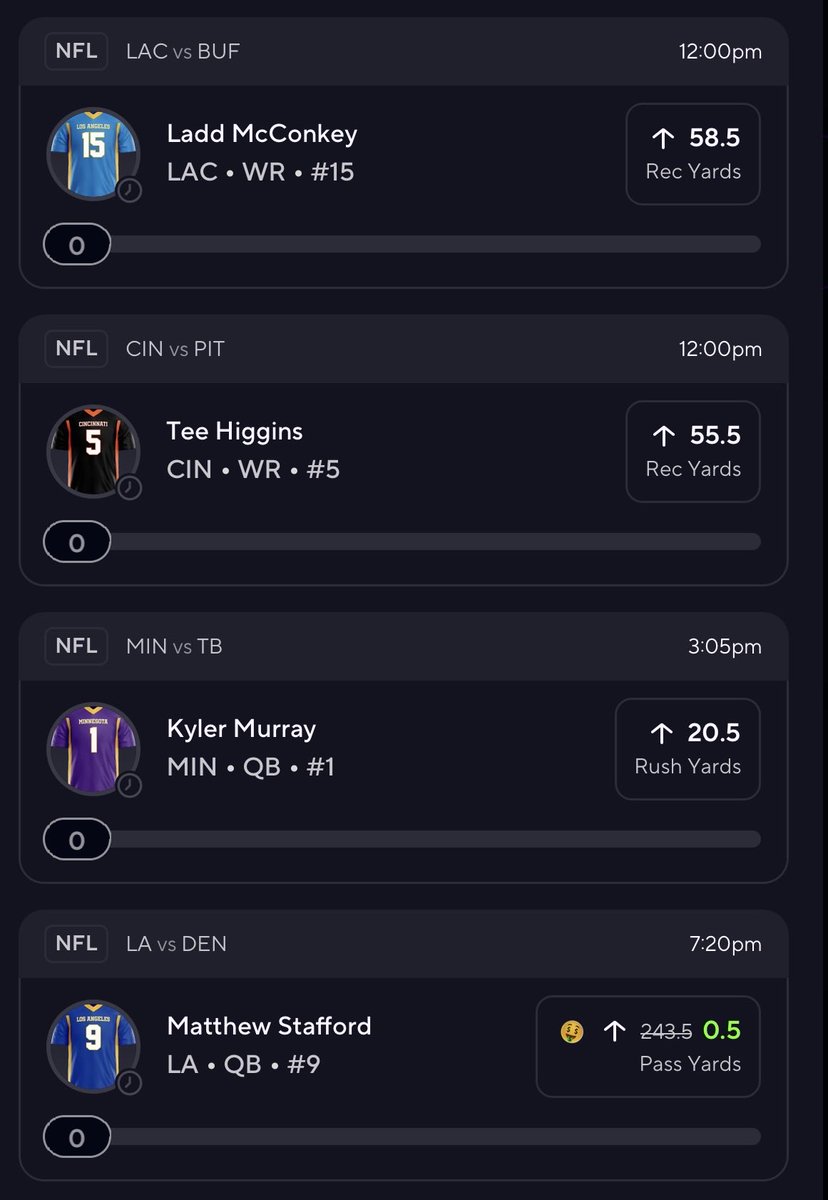 ShawsShotgun's tweet photo. SHAWS PICKS -
NFL PRIZEPICKS 😈 😈 😈
Ride it if you want coin https://t.co/Z4BTF3x3JM
