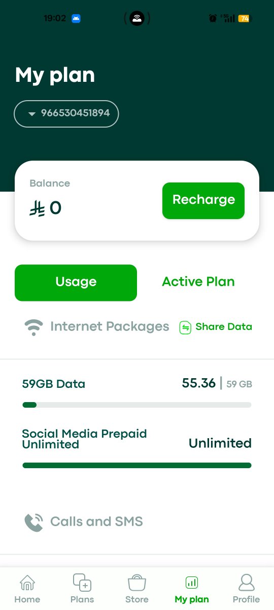 Musharraf_best's tweet photo. I consumed 85GB data in total out of that 45 GB is used by Social media (free), so the local sada was used 40GB (85-45), but @Salam_Mobile_SA app shows 55GB. Even after raising the issue they just close it without any resolution.
@Salam_Mobile_SA https://t.co/mTDFJxUmFJ