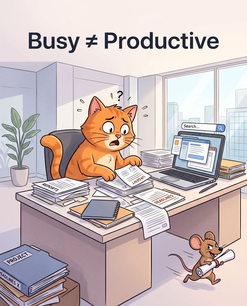 mediatoptrend's tweet photo. Being busy doesn’t always mean being productive https://t.co/TZSnOZQV1R